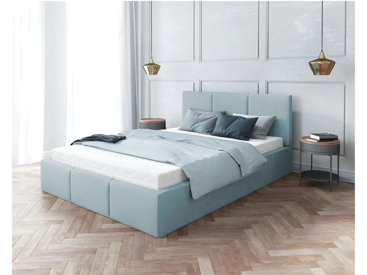 Lit Coffre 140x190 Bois Vert