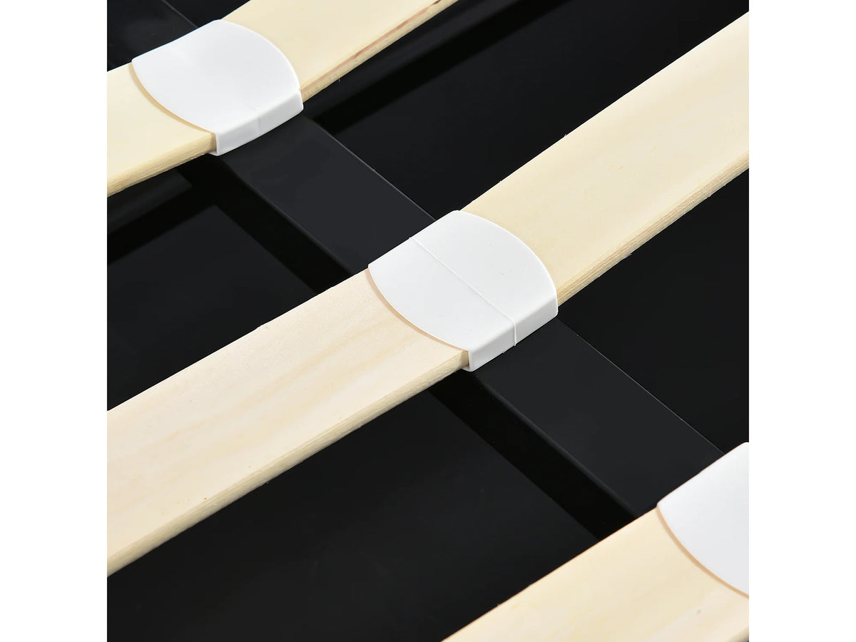 Lit Coffre 140x200 Velours Noir — vue 8