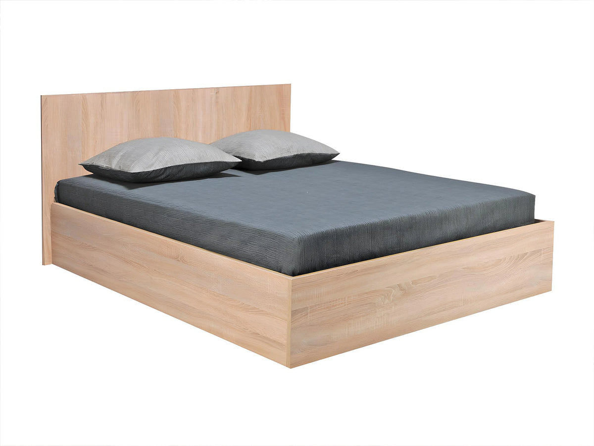 Lit Coffre 160x200 Bois Naturel clair - ELPHEGE — vue 6