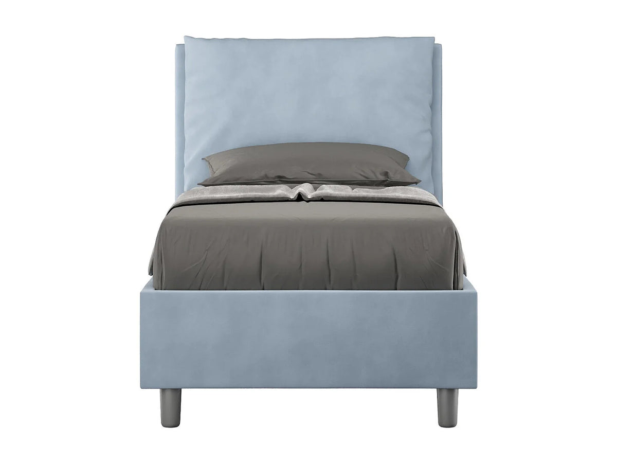 Lit Coffre 90x190 Bois Bleu — vue 3