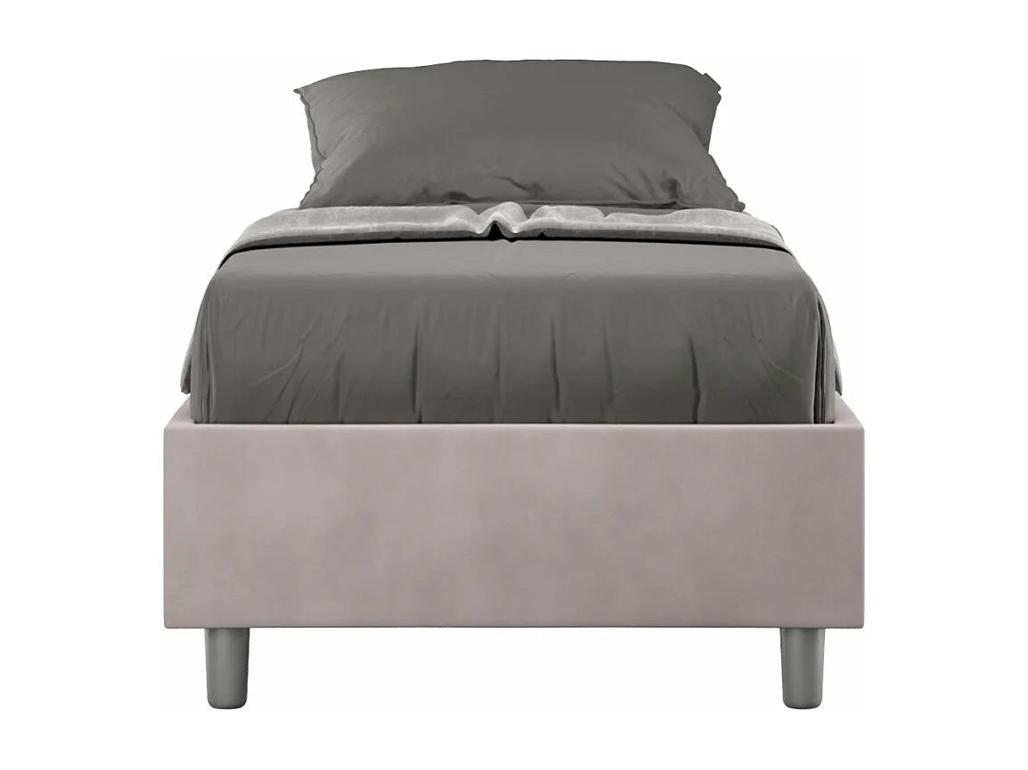 Lit Coffre 90x190 Microfibre Rose — vue 3
