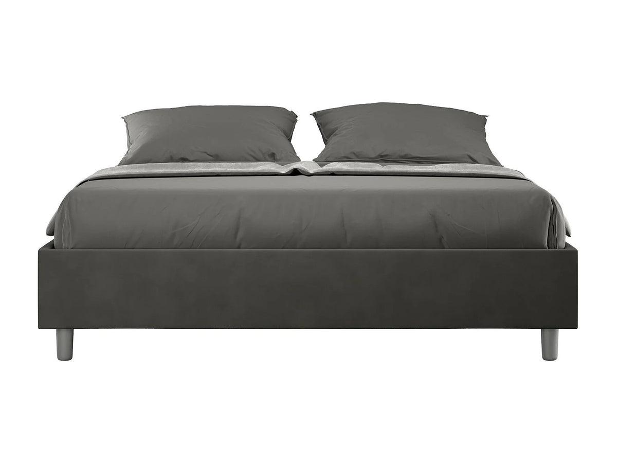 Lit Coffre 90x190 Microfibre Rose — vue 4
