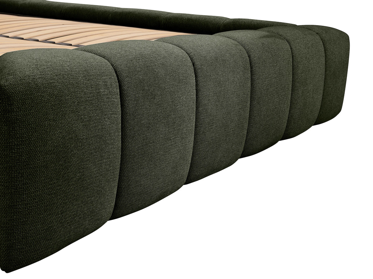 Lit Coffre 180x200 Bois Vert - FORVIK — vue 10