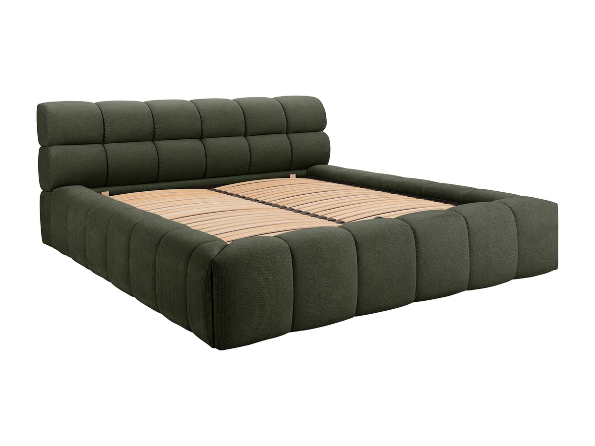 Lit Coffre 180x200 Bois Vert - FORVIK — vue 4