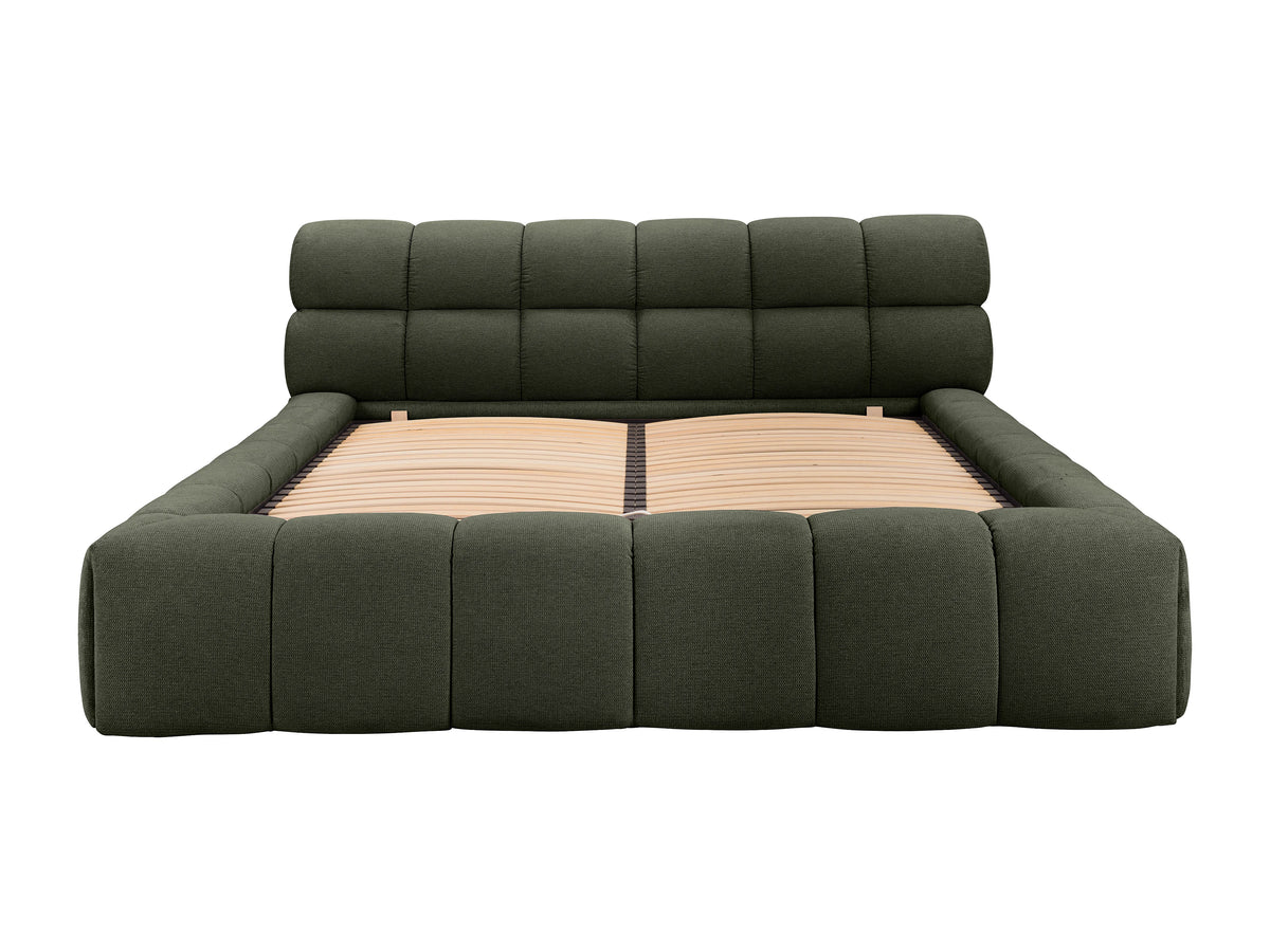 Lit Coffre 180x200 Bois Vert - FORVIK — vue 5