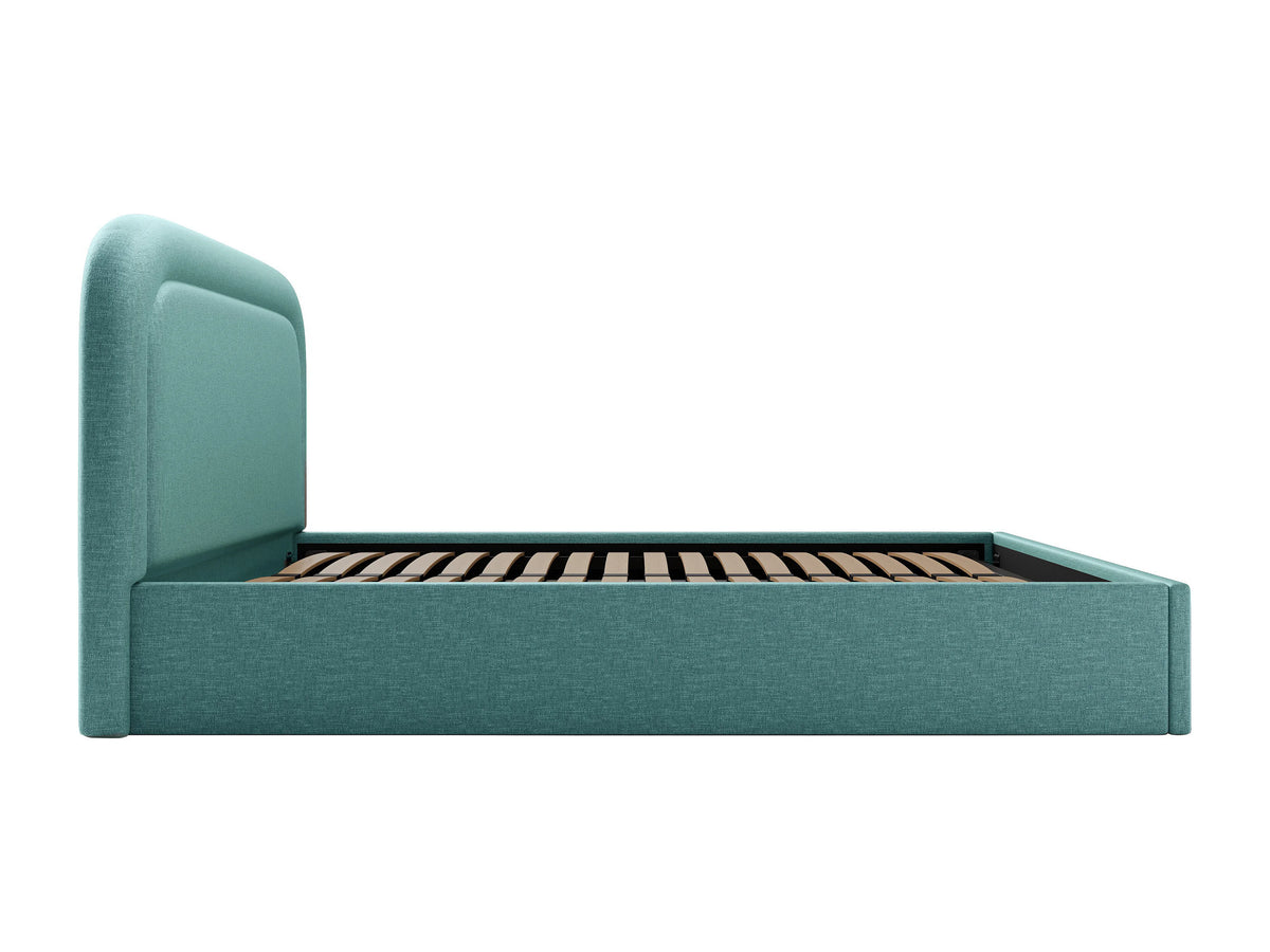 Lit Coffre 180x200 Bois Bleu - FIREZA — vue 8