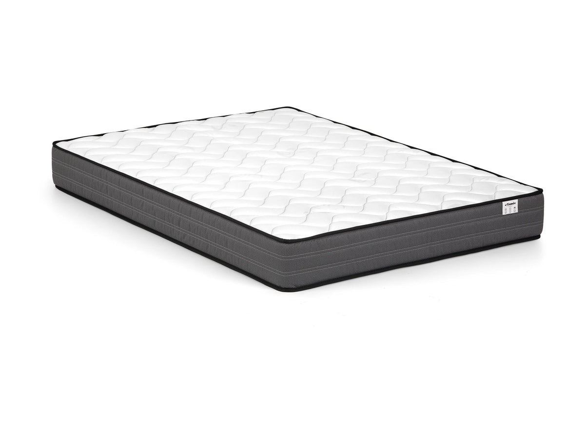 Lit Coffre 160x200 Bois Bleu avec Matelas - FIREZA — vue 11