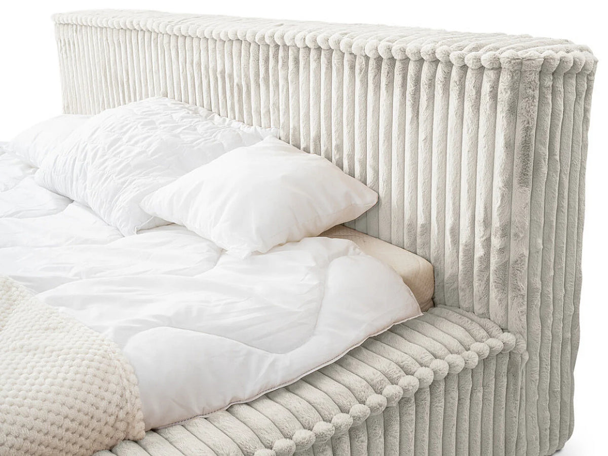 Lit Coffre 180x200 Bois Gris clair — vue 6