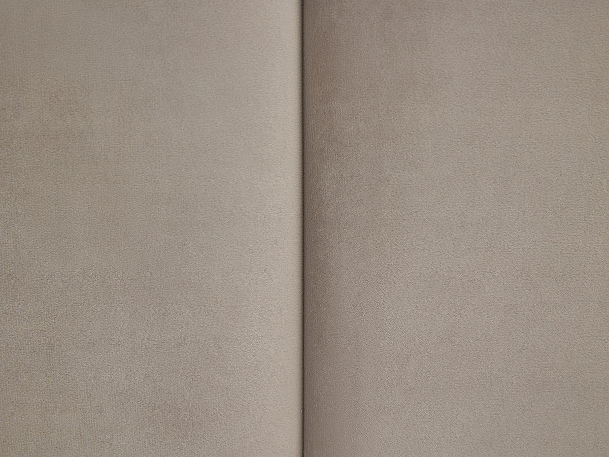 Lit Coffre 180x200 Velours Taupe avec LED - SARETO — vue 7