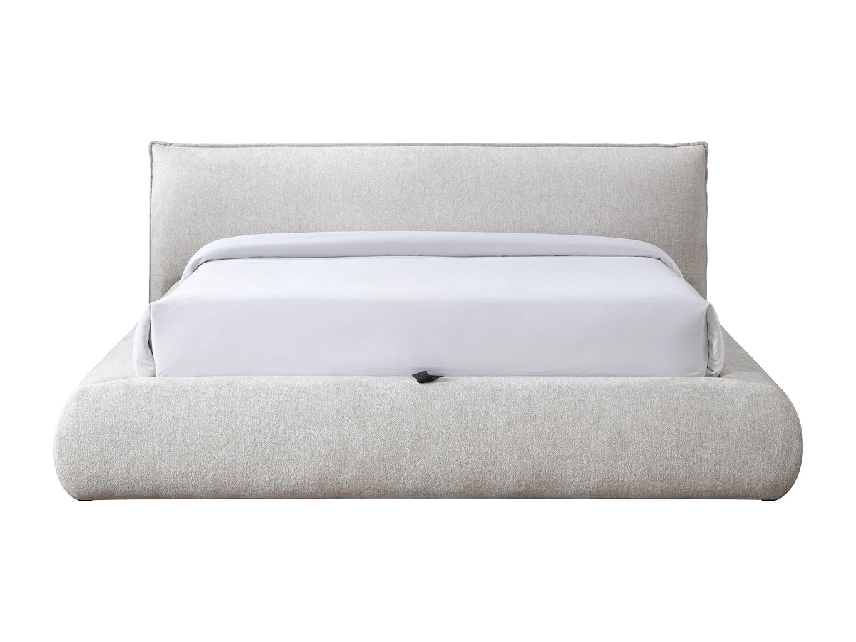 Lit Coffre 160x200 Bois Beige - MIRSIO — vue 5
