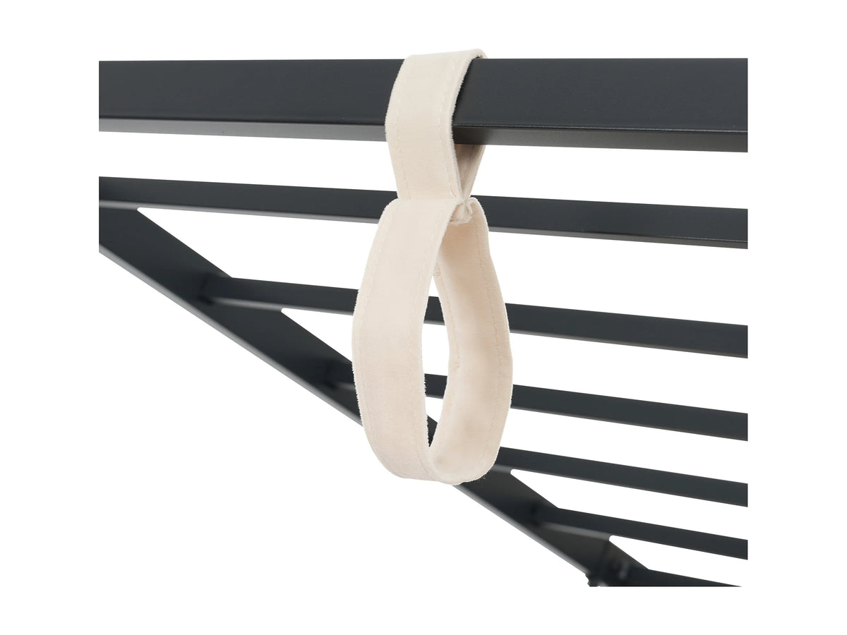 Lit Coffre 90x190 Velours Beige — vue 10