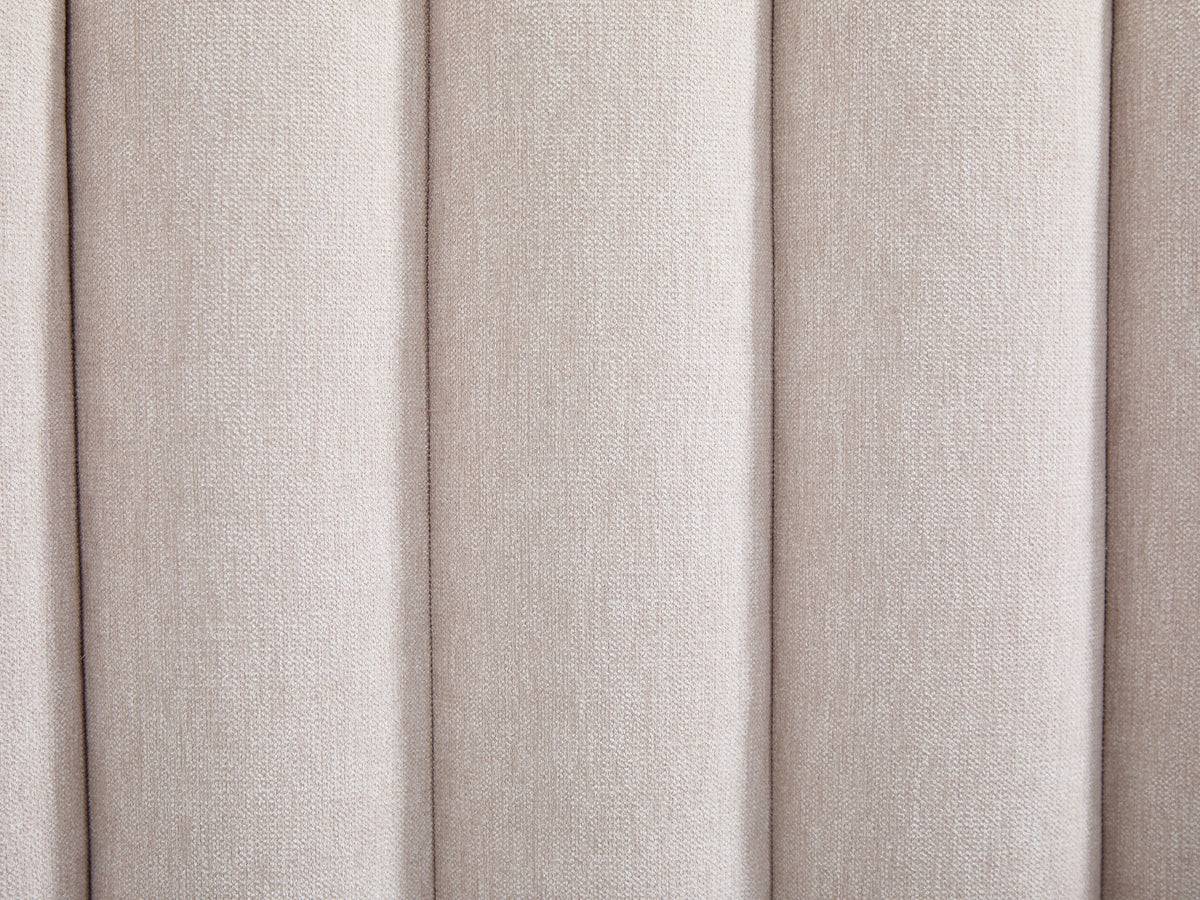 Lit Coffre 140x190 Tissu Beige - SARANELI — vue 8