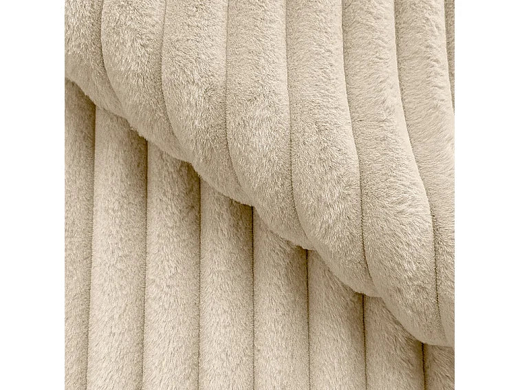 Lit Coffre 200x200 Bois Beige Capitonné — vue 6