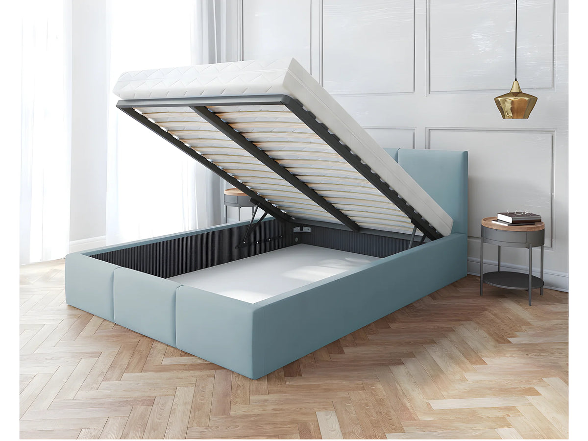 Lit Coffre 140x190 Bois Vert — vue 5