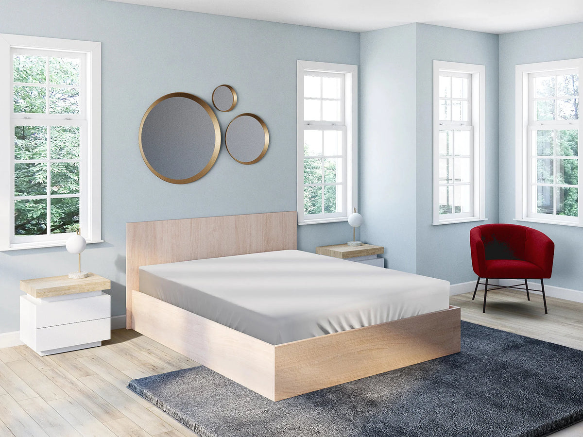 Lit Coffre 160x200 Bois Naturel clair - ELPHEGE — vue 2