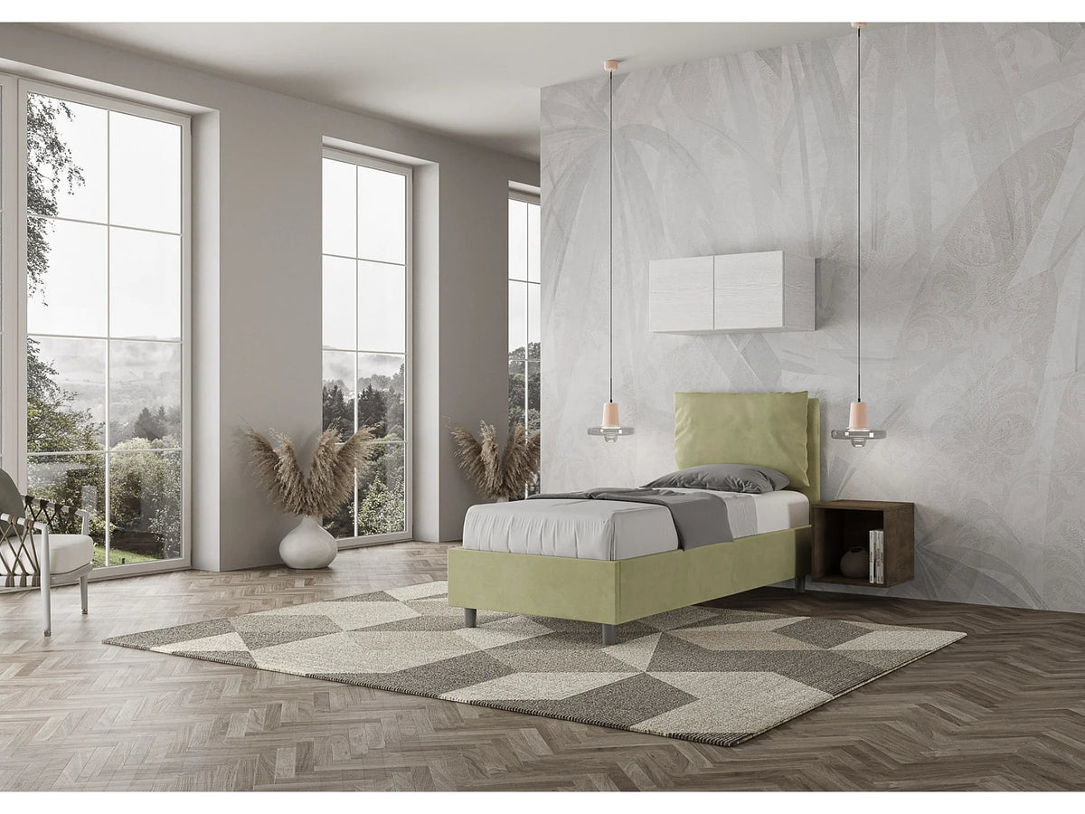 Lit Coffre 90x190 Bois Vert — vue 7