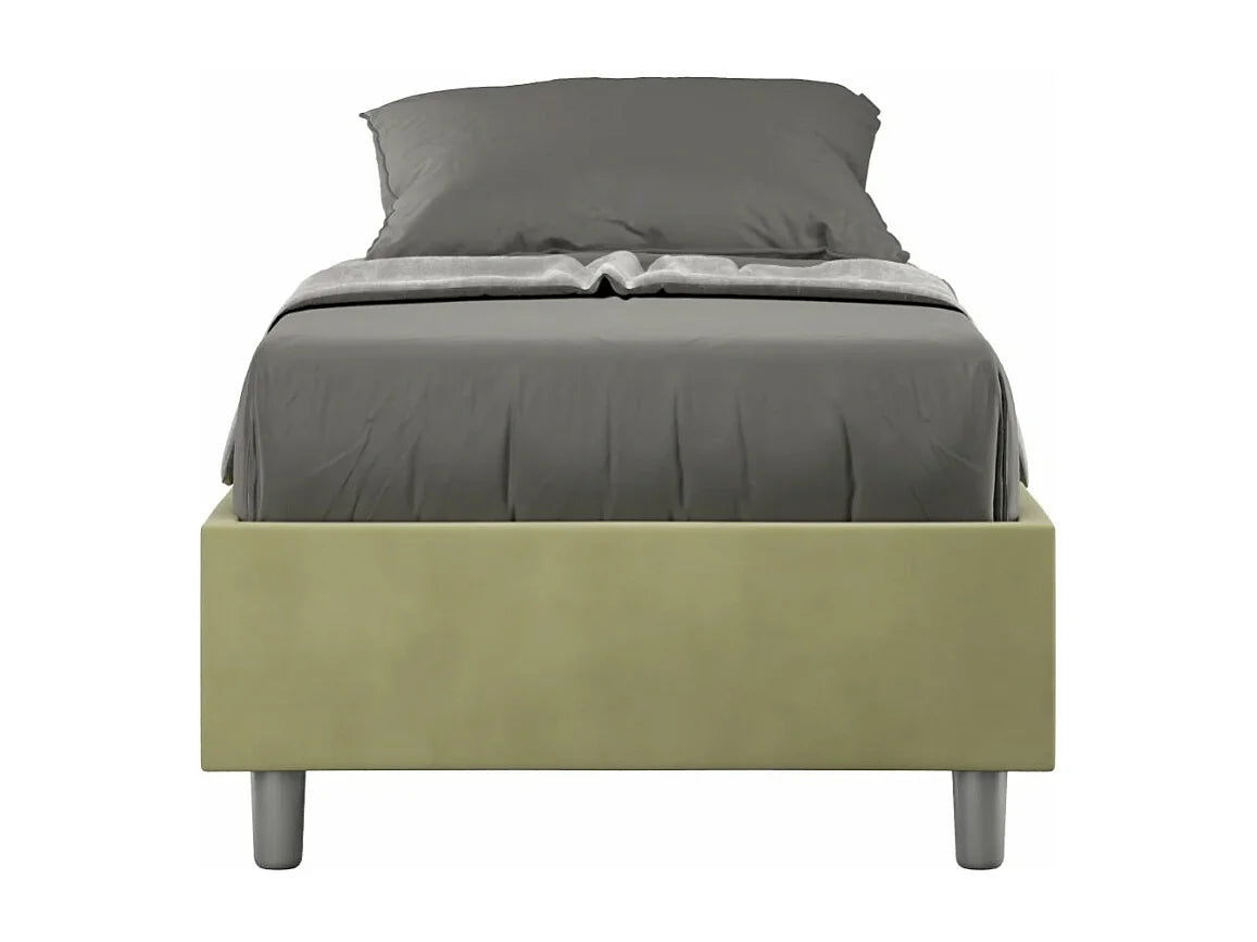 Lit Coffre 90x190 Microfibre Vert — vue 3