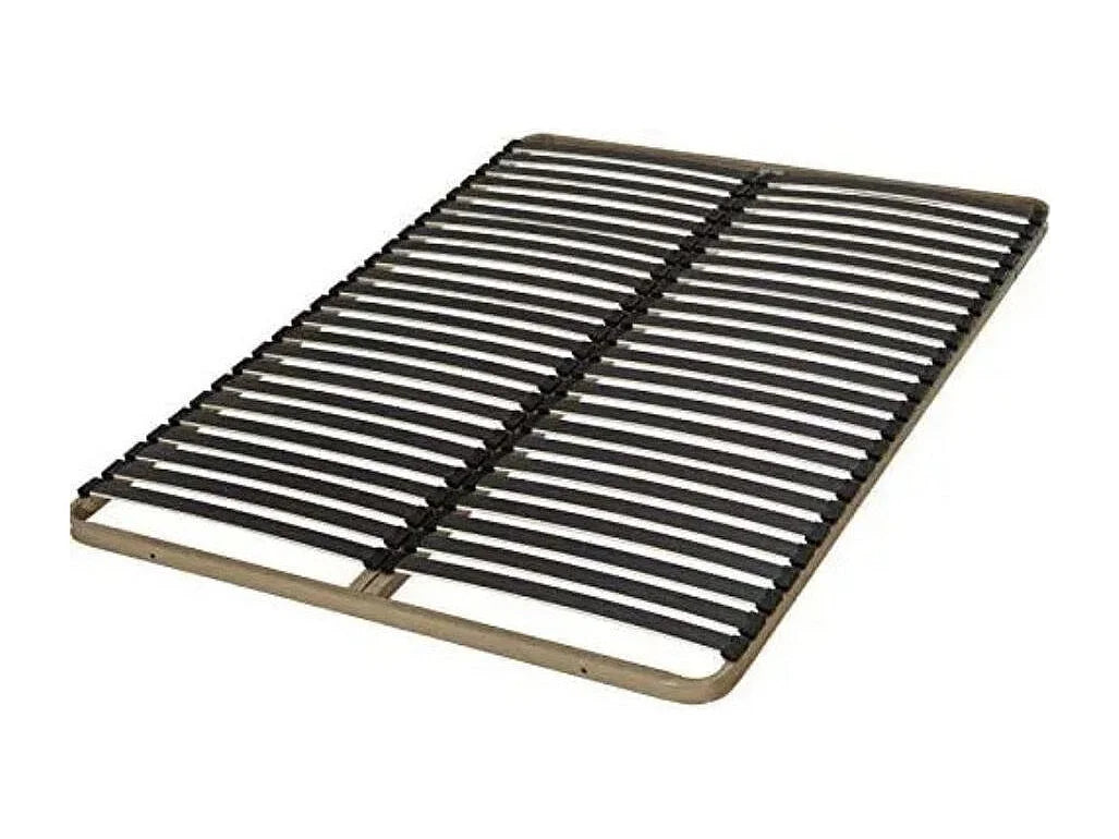 Lit Coffre 200x200 Tissu Jaune — vue 4