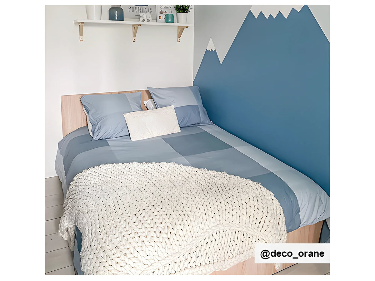 Lit Coffre 160x200 Bois Naturel clair - ELPHEGE — vue 4