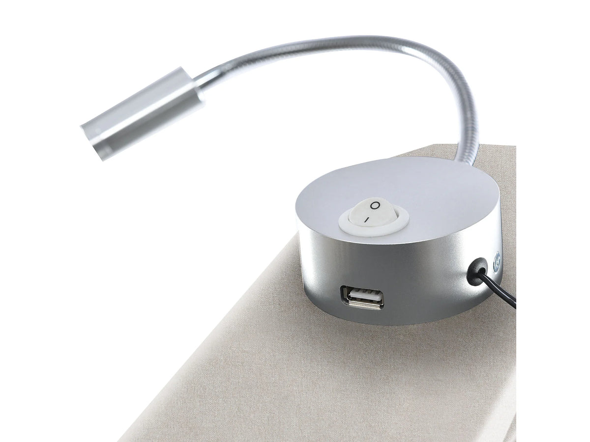 Lit Coffre 140x200 Bois Beige avec Tiroirs et Port USB — vue 10