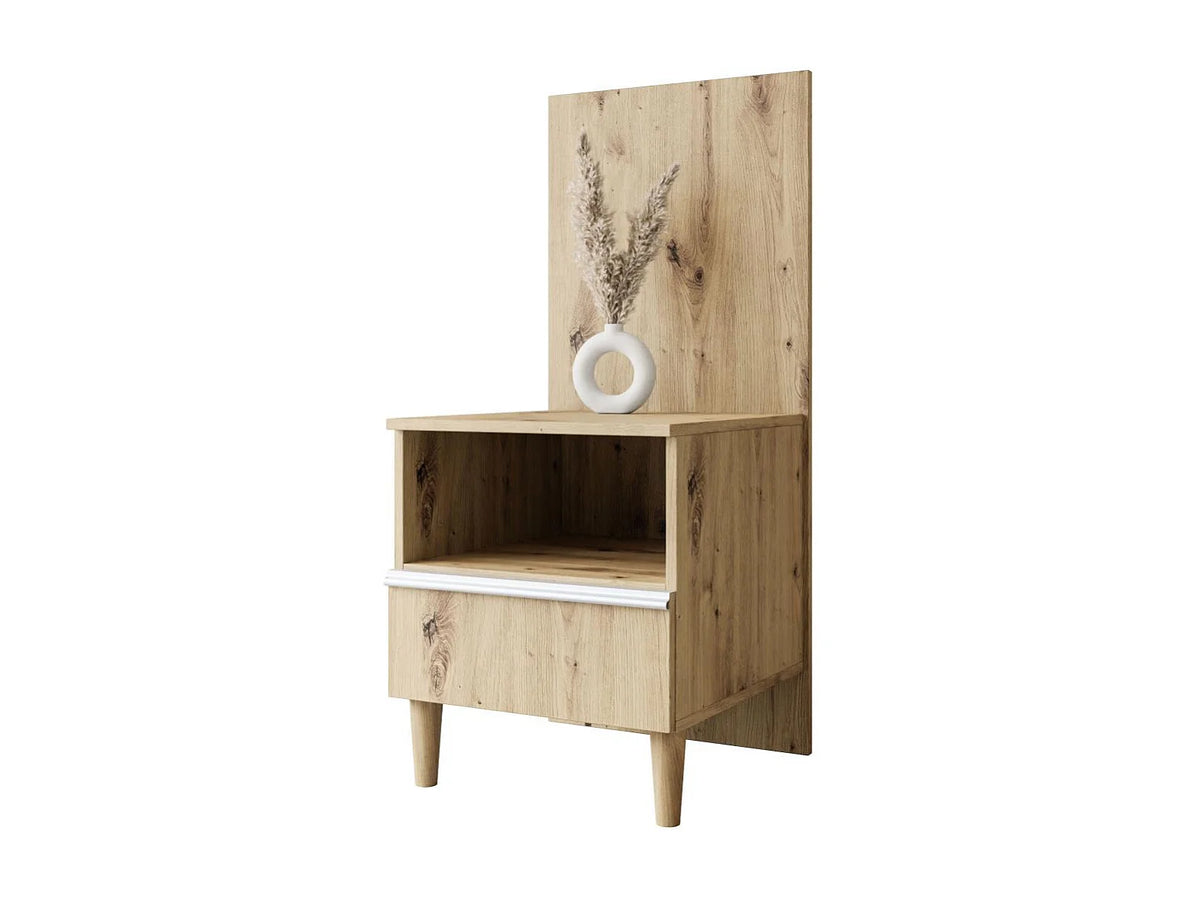 Lit Coffre 100x200 Tissu Beige — vue 5