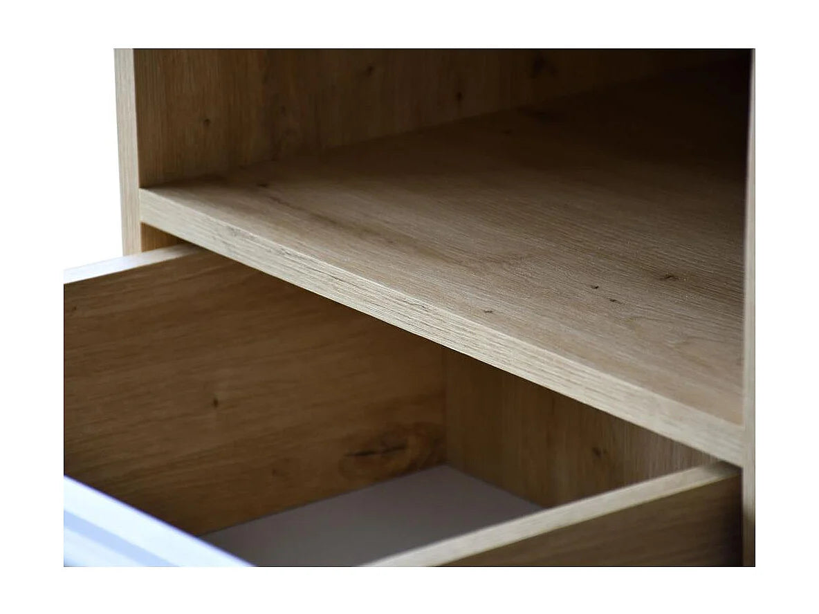 Lit Coffre 100x200 Tissu Beige — vue 9