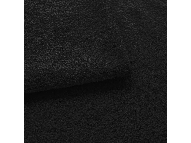 Lit Coffre 200x200 Tissu Bouclette Noir — vue 5
