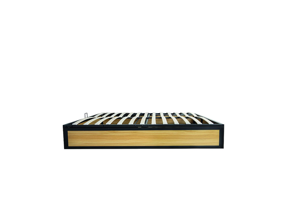 Lit Coffre 140x190 Métal Marron — vue 6