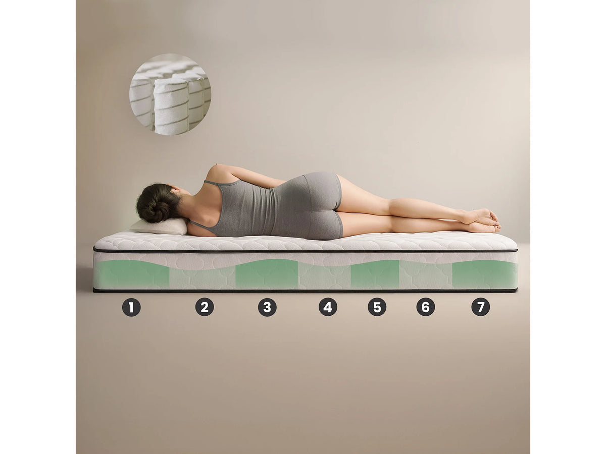 Lit Coffre 120x200 Composite Blanc avec Matelas