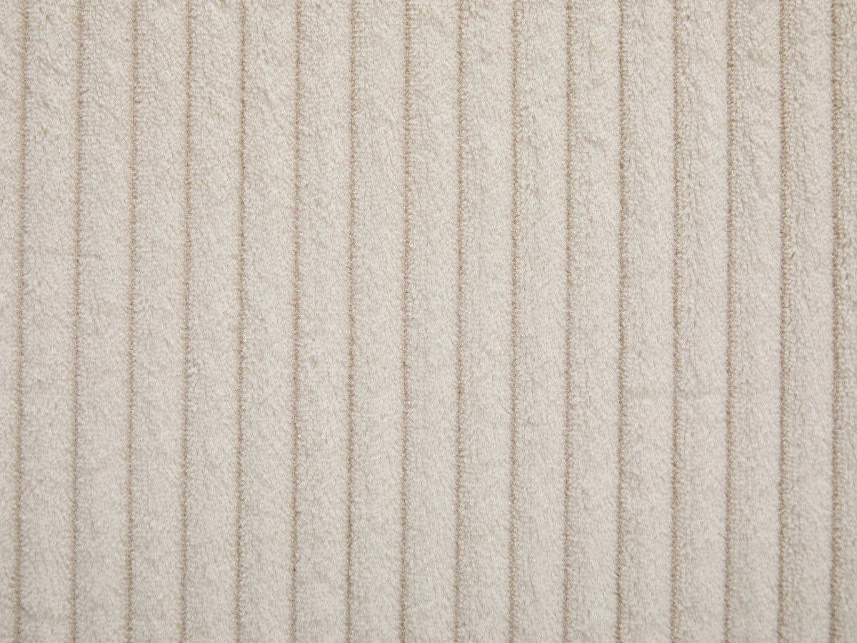 Lit Coffre 200x200 Velours Côtelé Crème - VALME — vue 6